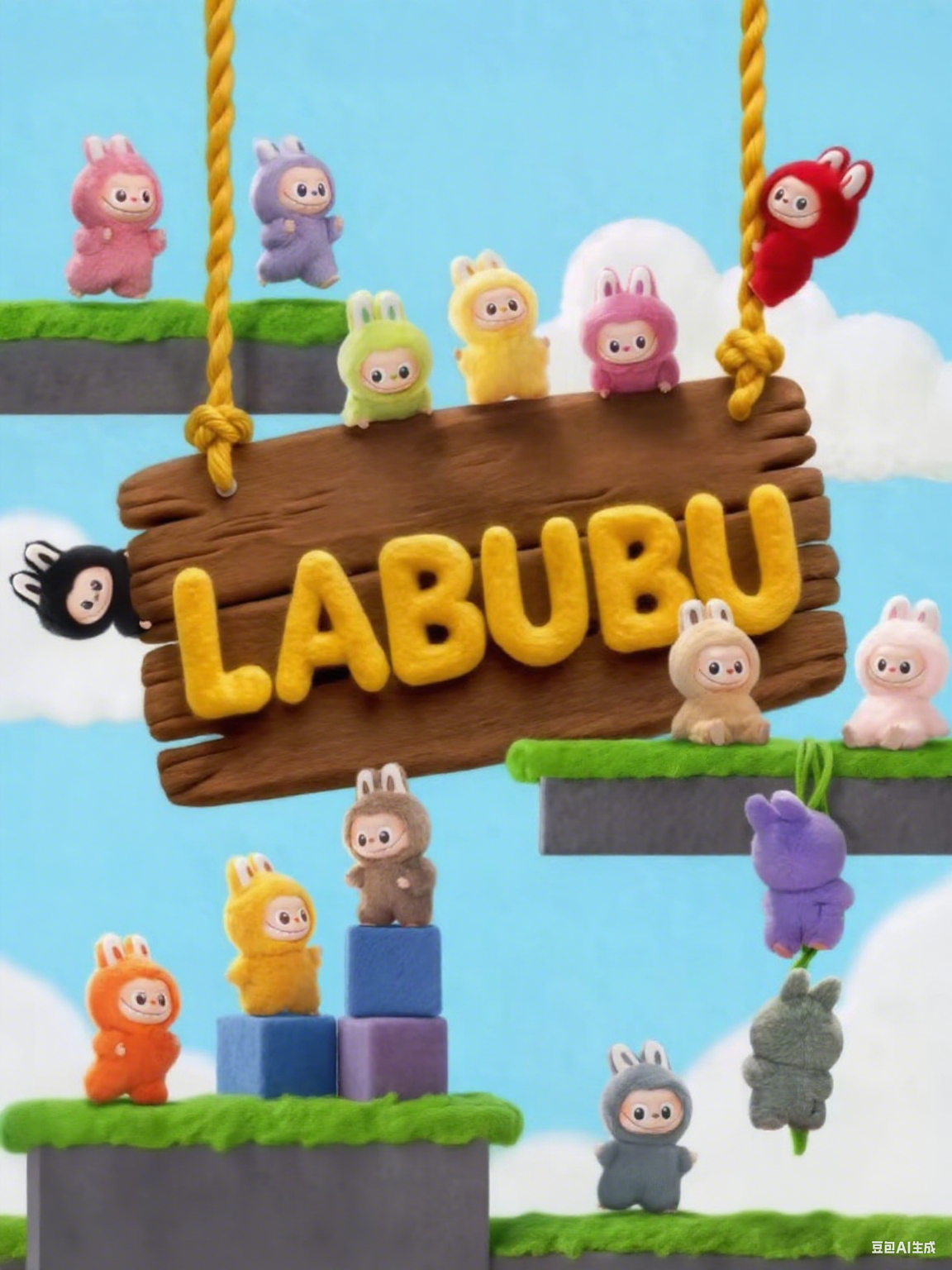 minilabubu Heart Code series collectible figure