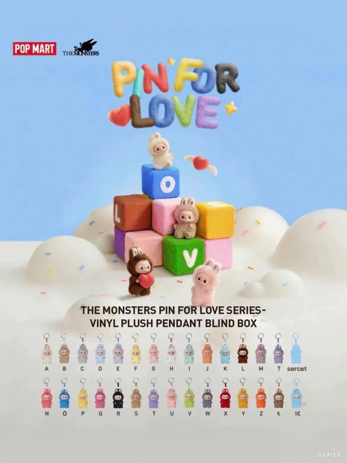minilabubu Heart Code series collectible figure