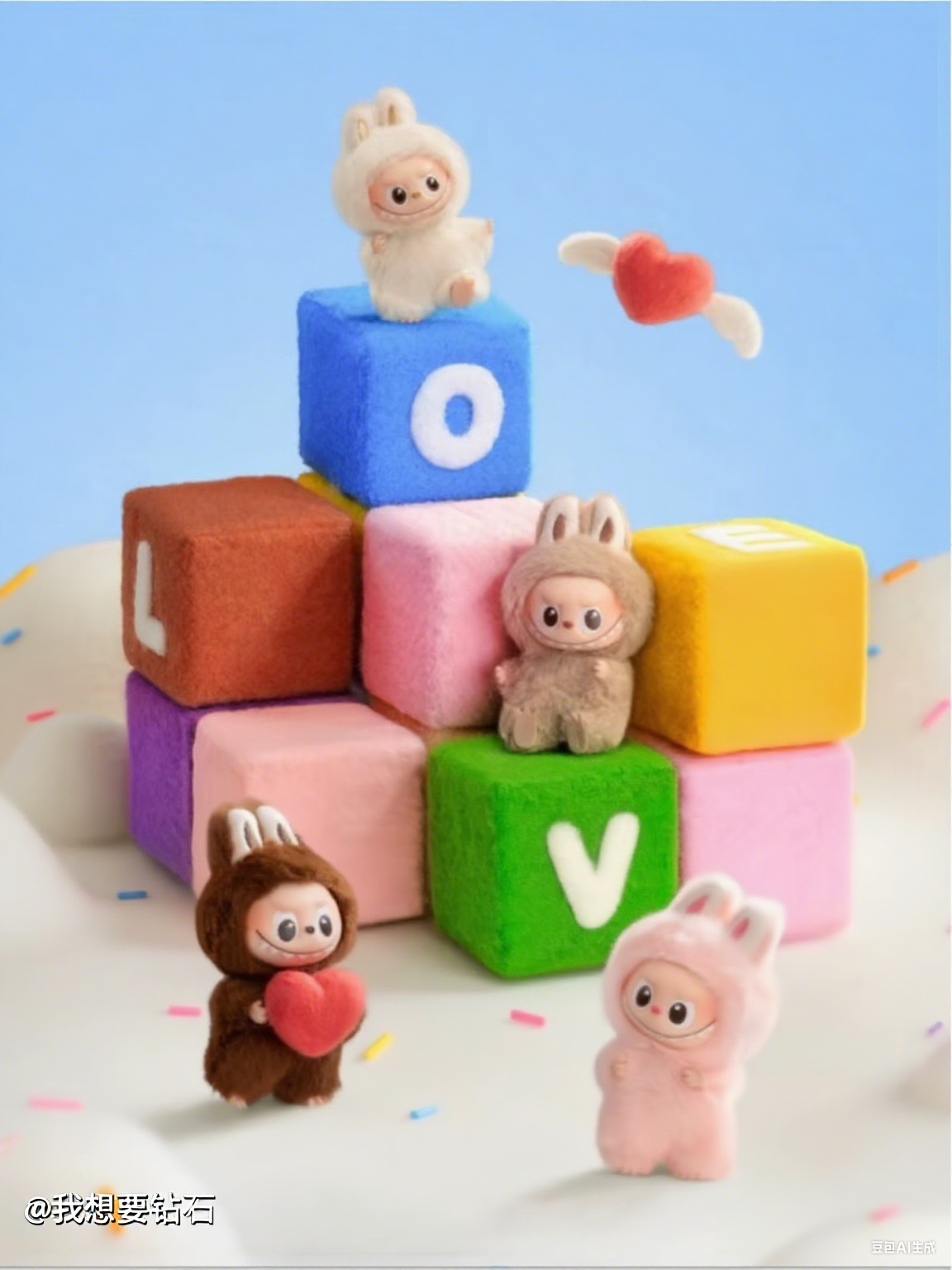 minilabubu Heart Code series collectible figure